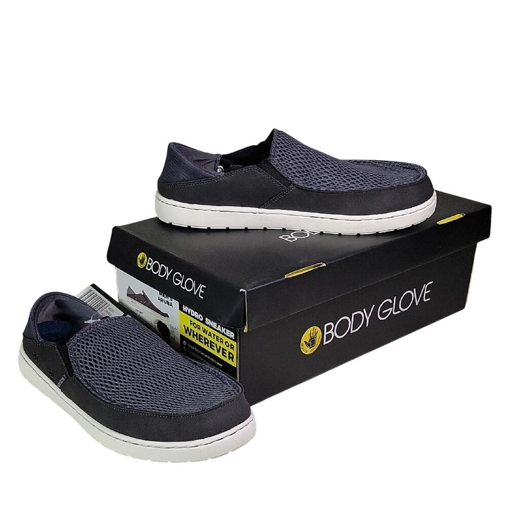 Body Glove Aruba Hydro Slip On Shoes Grey Blue Mens Size 7 NEW